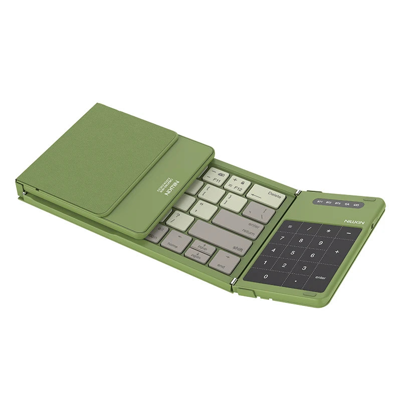 NILLKIN Mini Foldable Wireless Bluetooth Keyboard Rechargeable Folding Portable Keyboards With Touchpad for Windows iOS Android