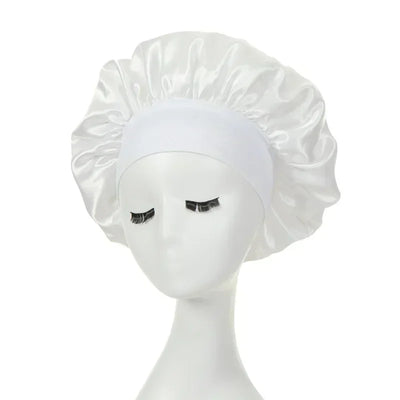 Women's Silk Bonnet for Sleeping Double-layer Adjustable Hood Capbath Cap Chemotherapy Cap Styling Cap Hair Wrapping Tool