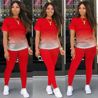 New Two Piece Set Women Tracksuits Sets Brand Printed Hoodie Pants Sweatshirt Set Sports Suit For Women Clothing