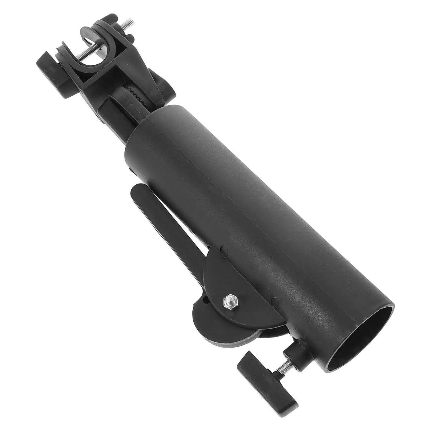 Golf Umbrella Holder Cart Stand Portable Adjustable Clip Trolley Support Golf Course Accessories Rain Golfs Push Cart
