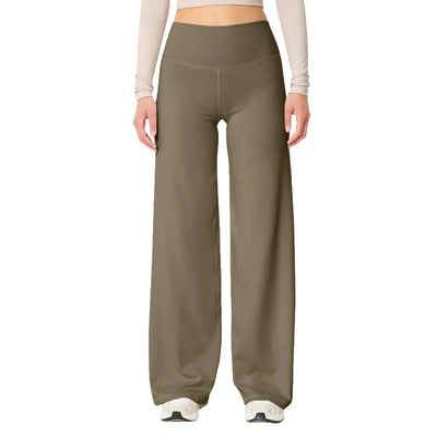 Wide Leg Pants For Women Yoga Pants High Waist Sweatpants With Pockets Stretch Pants Comfy Workout Sports Sweatpants Leggings