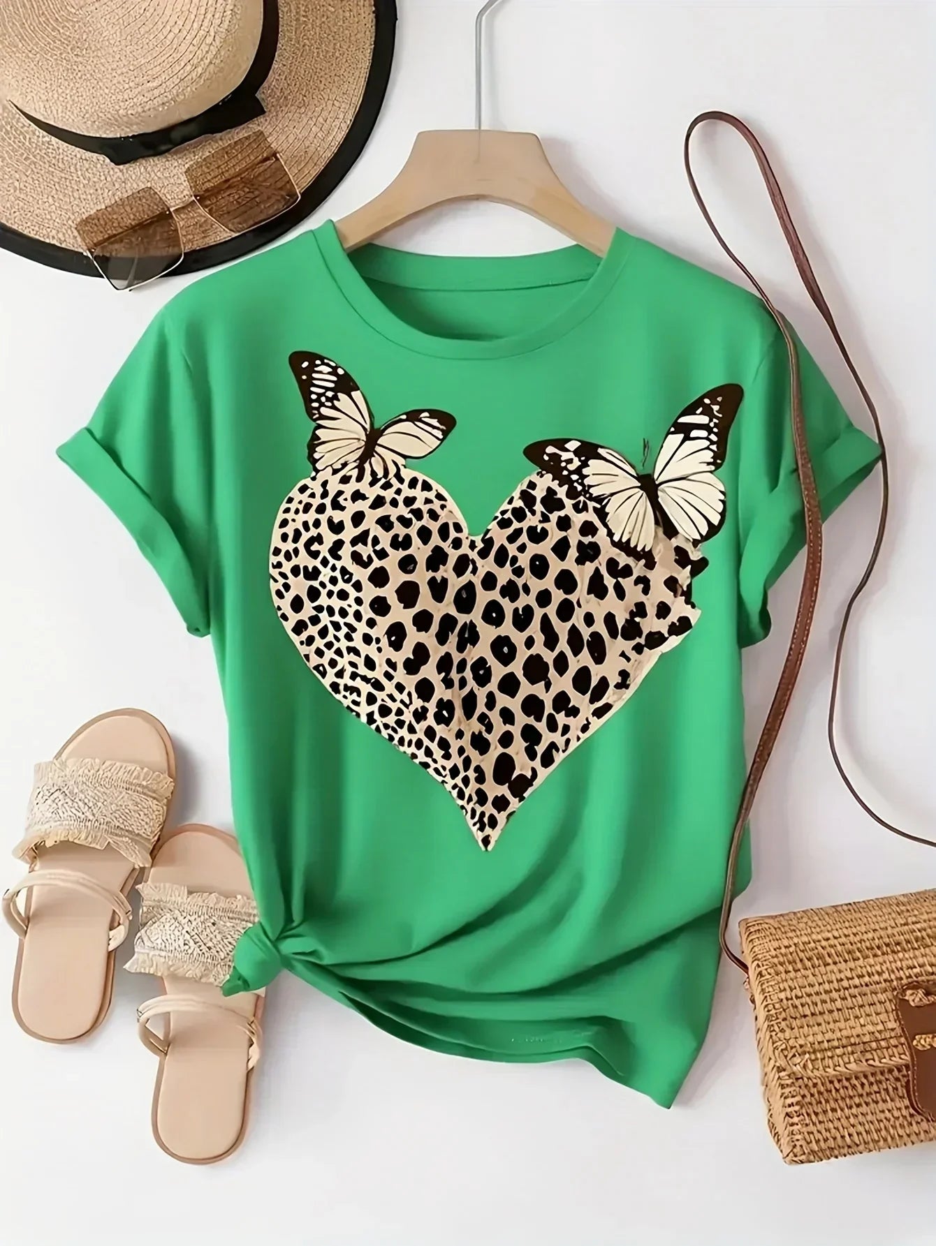 Women'S T-Shirts T-Shirts Women Comfortable And Relaxed Clothes Round Neck Suitable for All Seasons Elegant And Casual Tops