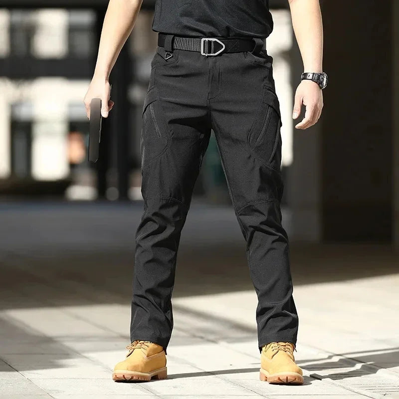 New Tactical Work Pants Men Outdoor Cargo Trousers Multi-pocket Waterproof Pant Autumn Spring Outdoor Workwear Hiking Trousers