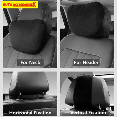 Car Headrest Neck Support Seat / Maybach Design S Class Soft Universal Adjustable Car Pillow Neck Rest Cushion High Quality