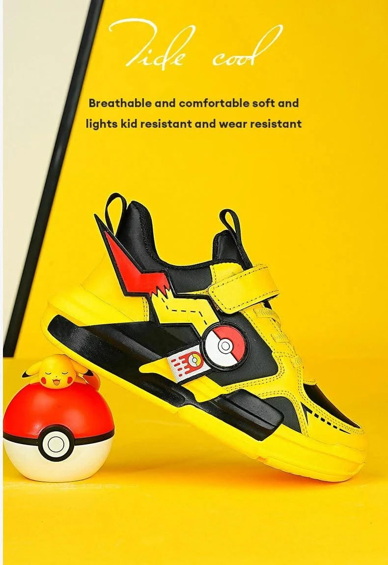 Kids Cartoon Sports Skate Shoes Lightweight for Easy Wear Children's Outdoor Casual Sneakers Non-Slip Sole for School Play