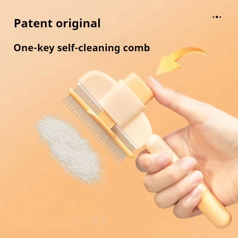 Pet Comb Cat Grooming Massage Brush Dual-Purpose Comb for Cats/Dogs Professional Open Knot Pet Hair Removal Brush Durable