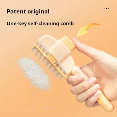 Pet Comb Cat Grooming Massage Brush Dual-Purpose Comb for Cats/Dogs Professional Open Knot Pet Hair Removal Brush Durable