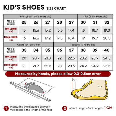 Kids Cartoon Sports Skate Shoes Lightweight for Easy Wear Children's Outdoor Casual Sneakers Non-Slip Sole for School Play
