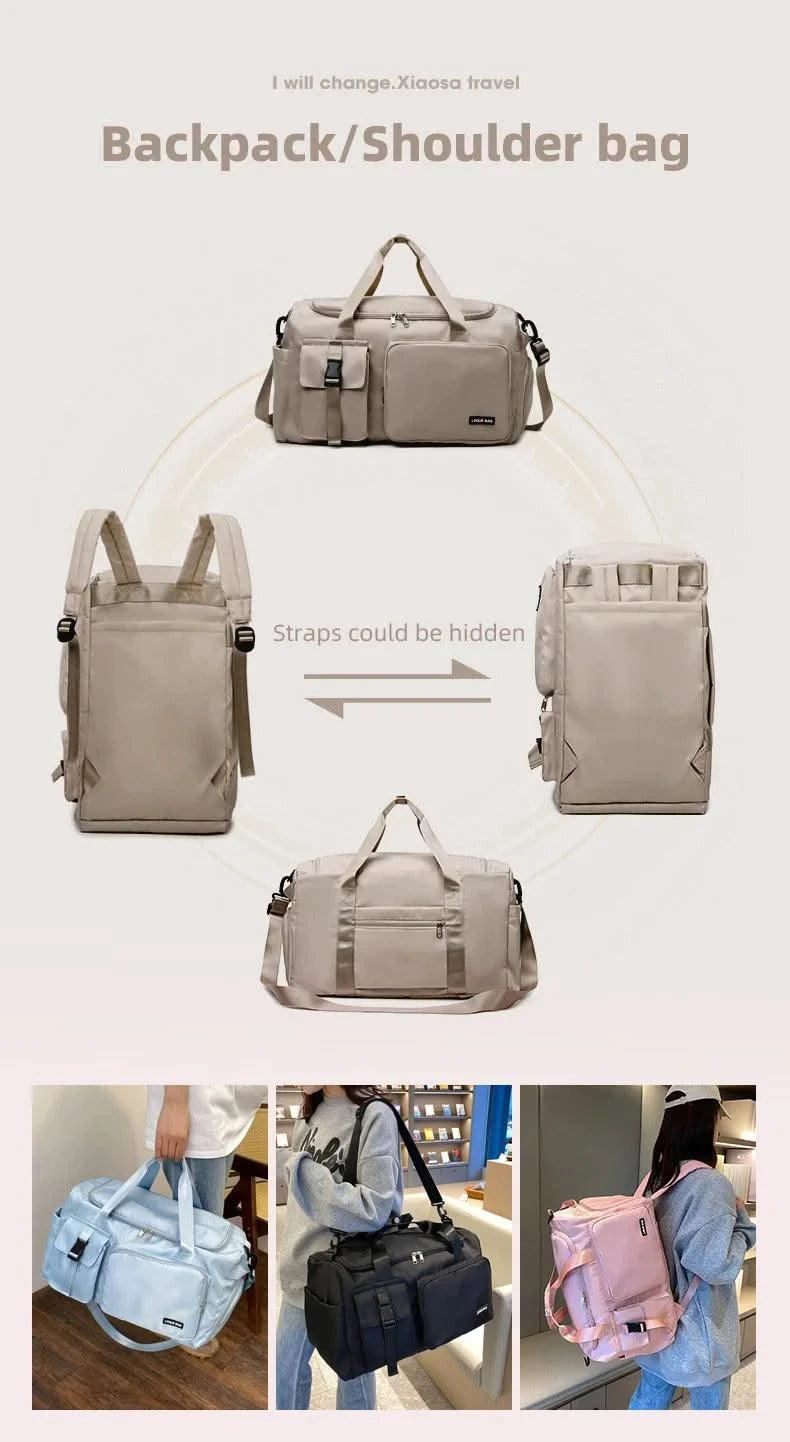 Women Travel Duffle Bag Travel Backpack Multi-functional Outdoor Sports