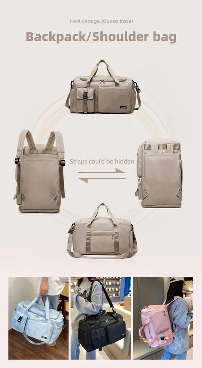 Women Travel Duffle Bag Travel Backpack Multi-functional Outdoor Sports
