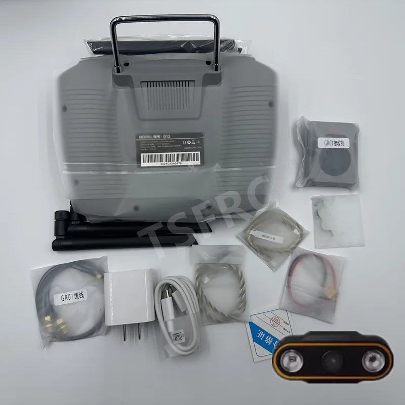 SKYDROID G12 Drone Remote Control 2.4GHz/5.8GHz dual band switching 20KM wireless high-definition image transmission