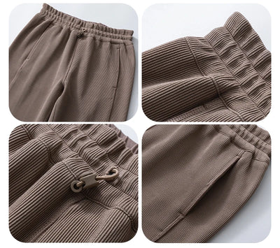 Women's Wide Leg Yoga Ninth Pants High Waisted Joggers Casual Sweatpants Pockets Sports Clothes Pilates Tracksuit Baggy Pants
