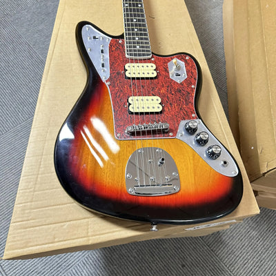 Electric guitar with mahogany body and rosewood neck, high-quality and free of charge for delivery.