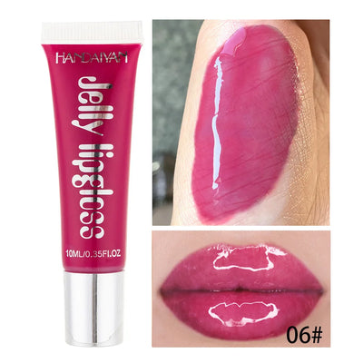 Candy Shades Moisturizing Lip Gloss Lip Oil Makeup Shinny Nutritious Liquid Lip Glosses Cherry Jelly Oil Clear Lipgloss