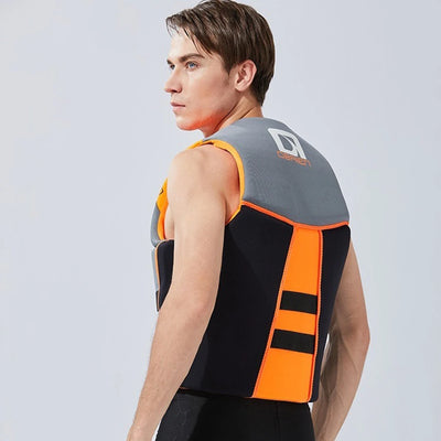 Life Jacket for Adults, Surf, Motorboats, Ski, Kayak, Fishing, Wakeboard, Raft, Rescue Boat, Drifting, Life Safety Vest