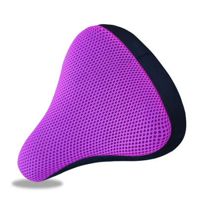 3D Soft Bicycle Saddle Cover Shockproof Anti Slip Breathable Saddles Cycling Silicone Comfortable Seats Bicycle Bike Accessories