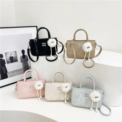 2025 New Women's Luxury Handbag Designer Small Square Purse Fashion Top Handle Crossbody Bag Elegant Shoulder Bag Trendy Clutch