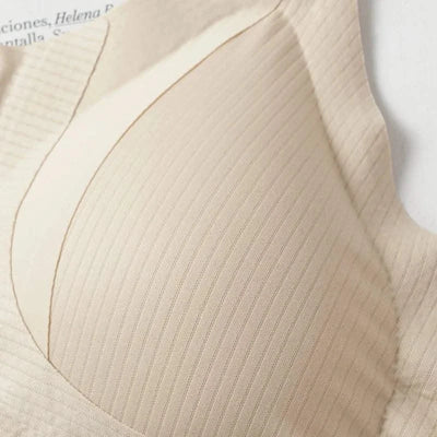 Women's Full Cup Seamless Bras Wide Straps Adjustable Underwear Women Big Breasts Bra Female No-wire Trace-Free Underwear