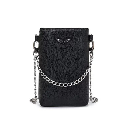 Handbags for Women 2025 New Fashion French Women's Shoulder Bag Wings ZVbag Pu Retro Messenger Bag Luxury Designer Handbag
