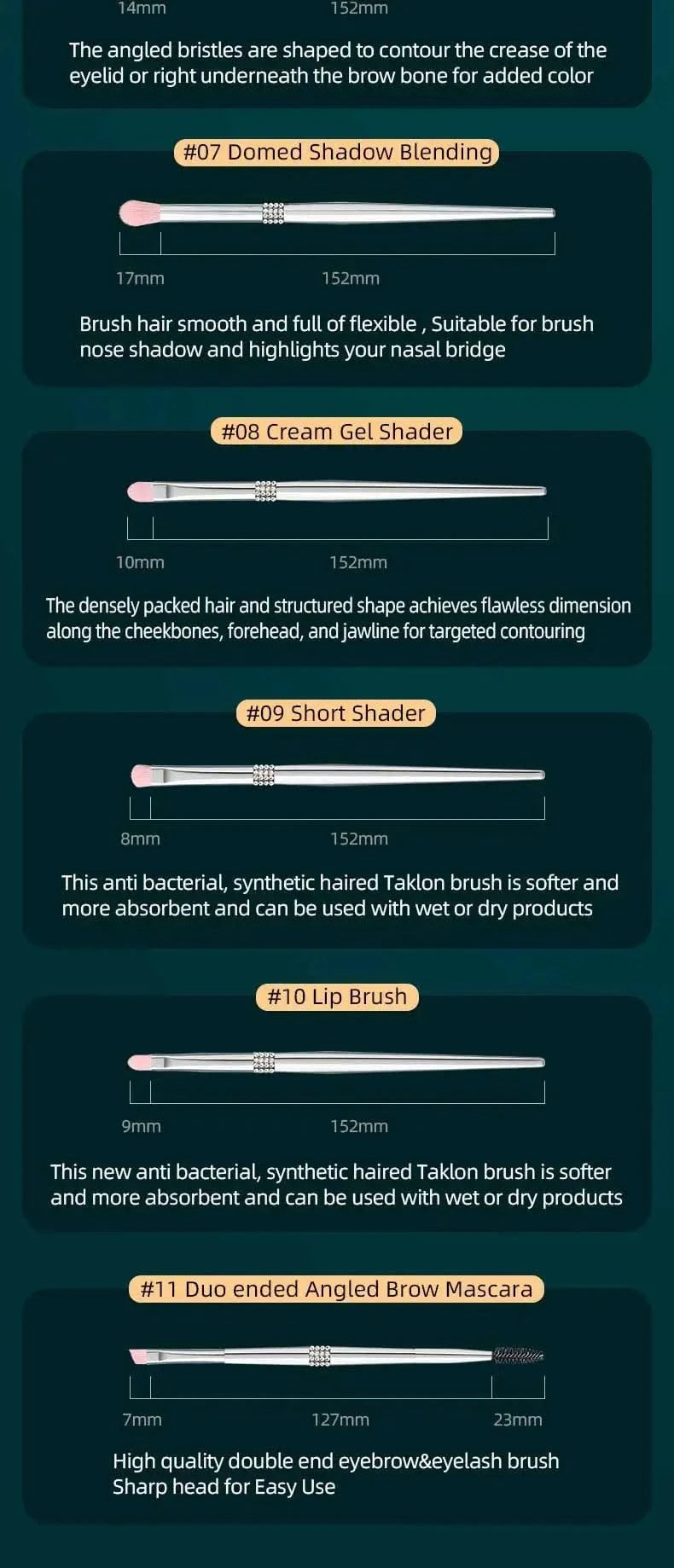 Makeup Brushes Set Private Label Pink Synthetic Hair Foundation Powder Contour Eyeshadow Make up Brushes