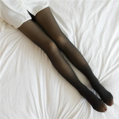 Women Thermal Underwear Pants Fleece Lined High Waisted Leggings Keep Warm Winter Pant Tummy Control Yoga Hiking Running Tights