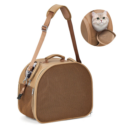 Cat, Dog Carrier Bag for Pets Up to 13 Lbs, Carrier for Medium Small Cats Dogs Airline Approved Travel Carry As Pets Go to Home