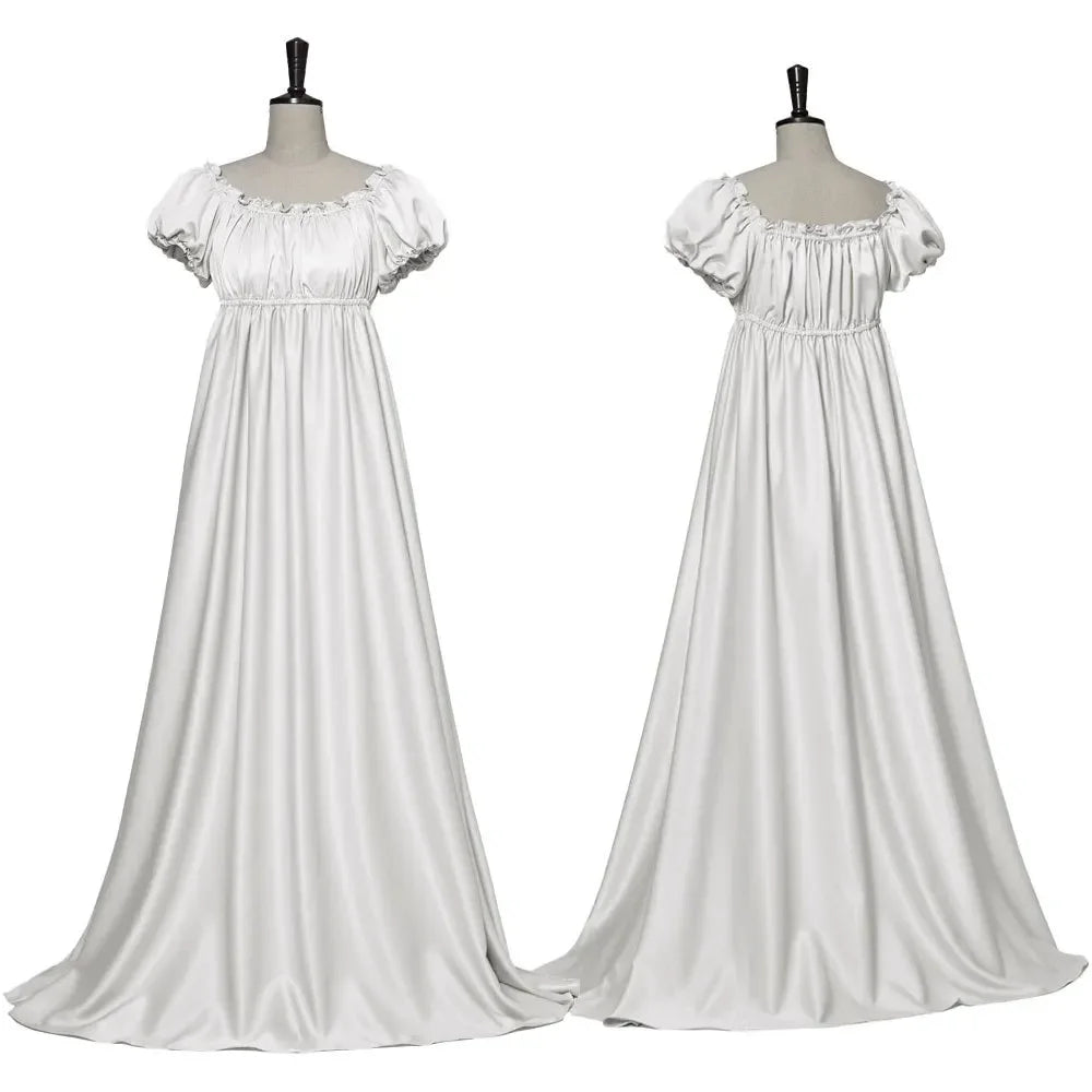 Medieval Dress Women Off Shoulder Renaissance Victorian Regency Dress Costume Wench Retro Gown Halloween For Women Pink Blue