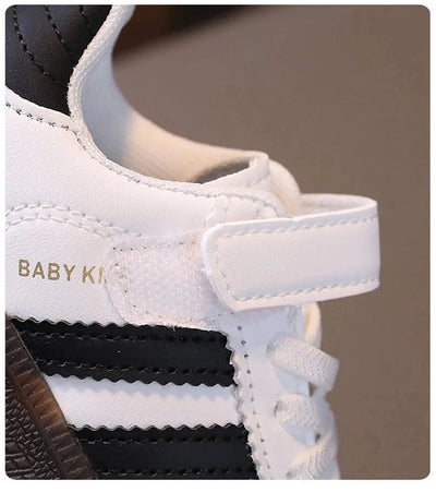 Spring Sport Shoes For Children PU Leather Ergonomics Kids Sneakers Soft-soled Children's Sneakers Boy's Girl's Tennis Shoes