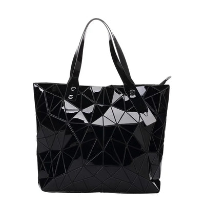 New Luxury Handbags Women Bags Designer Beach Large Tote Hologram Shoulder Bag Sac A Main Geometric Bag Bolsa Feminina Silver