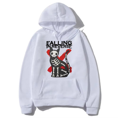 Men's and women's casual sweatshirts fall on reverse cat graphics hooded retro street wear cotton spring and summer new models