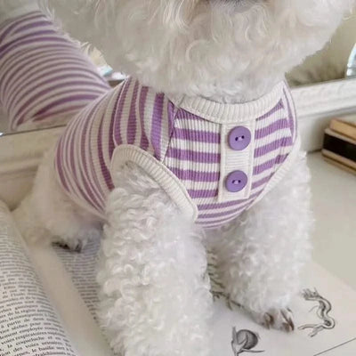 Pet Dog Vest Summer Puppy Clothes Cute Floral Flying Sleeves Dog T-Shirt Chihuahua Pug Bichon Cat Dog Apparel Dog Girl Clothing