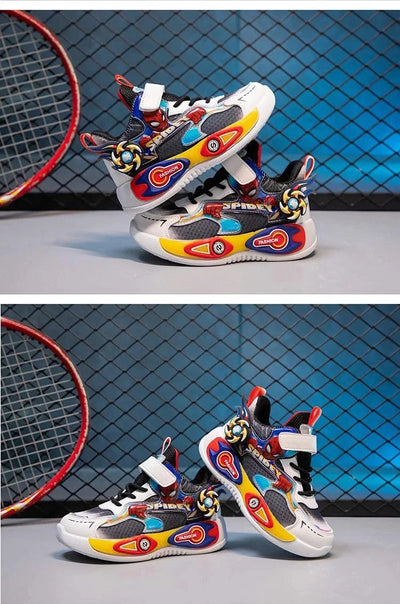 Boys' casual sports shoes | Lightweight and cushioned running shoes | 5-12 year old children's sports walking shoes | Shock abso