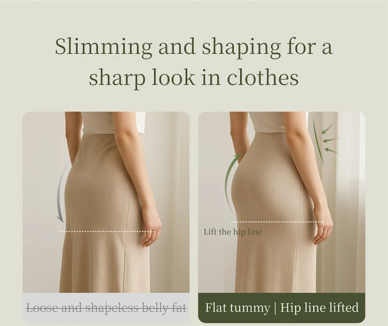 Women's Sexy Butt Lifting Shapewear Mid Waist Invisible Seamless Tummy Control Body Shaper Woman Safety Underwear N210