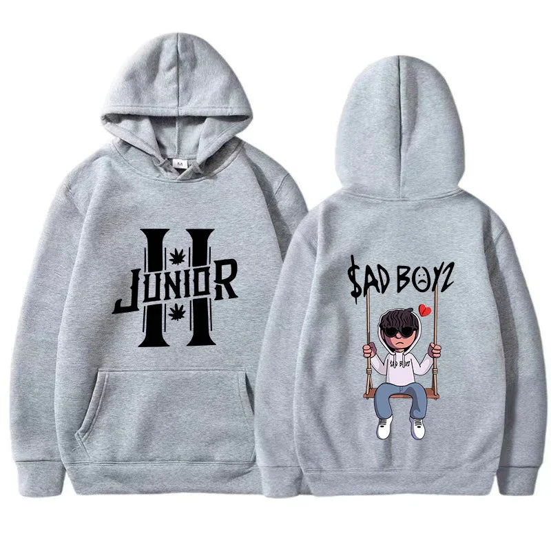 New H-printed Pattern Sweatshirts for Men and Women Short-sleeved T-shirts High-quality Streetwear