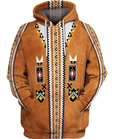New 3D Printing Indian Wolf Fashion Men Women Tracksuits Crewneck  Hoodies Plus Size S-7XL Harajuku Four Seasons Casual