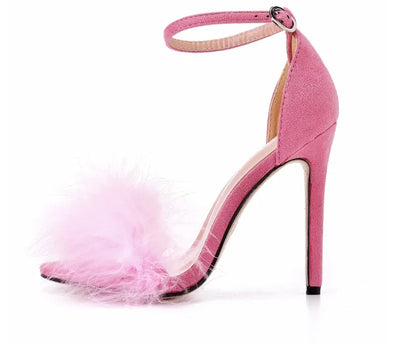XIHAHA Fashion Sandals Women's Shoes Summer High Heels Stiletto Elegant Party Sexy Designer Woman Fish Mouth Sandals Dance Shoes
