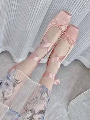 Women's Ballet Flats Shoes Autumn Strap Flat Shoes Women Pink