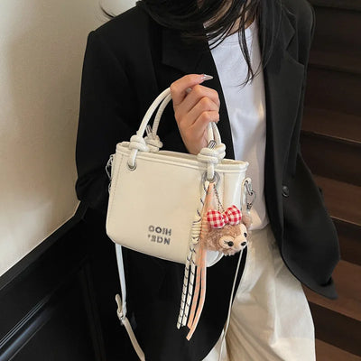 2025 Unique Women's Handbag Designer Shoulder Purse Minimalist Bucket & Square Bag Versatile Crossbody for Work