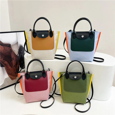 Luxury Leather Shoulder Purse Women's Crossbody Bag Elegant Designer Handbags Classic Tote
