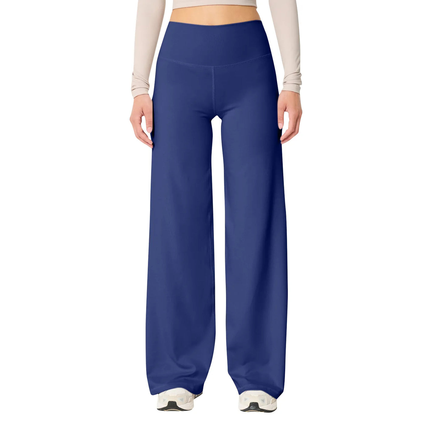 Wide Leg Pants For Women Yoga Pants High Waist Sweatpants With Pockets Stretch Pants Comfy Workout Sports Sweatpants Leggings