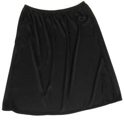 Satin Underskirt Half Slips Dress for Women Summer Thin Ice Silk High Waist Elastic Anti-Penetrating Underskirt Lining Petticoat