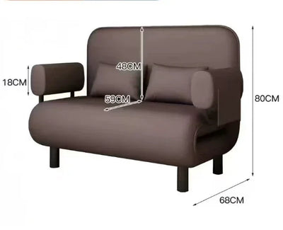 Sofa bed folding dual-purpose small apartment living room Internet celebrity telescopic bed single balcony