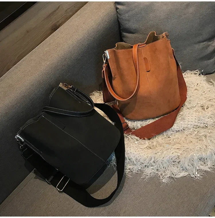 Designer Handbags Ladies Bucket Bag PU Leather Shoulder Large Capacity Crossbody Bags for Women High Quality New Tote Bag