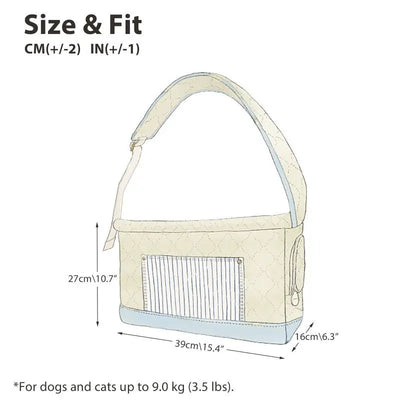 Portable Pet Bag Multifunctional pet carrier soft sided carrier pet sling bag for Cats and Dogs outdoor pet carrier bag pink