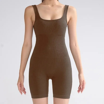 Women's Summer Yoga Jumpsuit – Sexy Fitness Suit Without Awkward Lines, Including Leggings, Roupas Femininas for Workouts