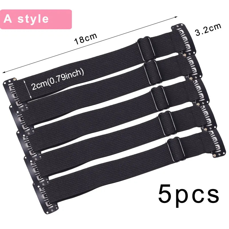 Face Lift Hair Band with Clips Invisible Facelift Stretching Straps Face Line Belt Face Slimming Bands Anti Wrinkles Makeup Tool