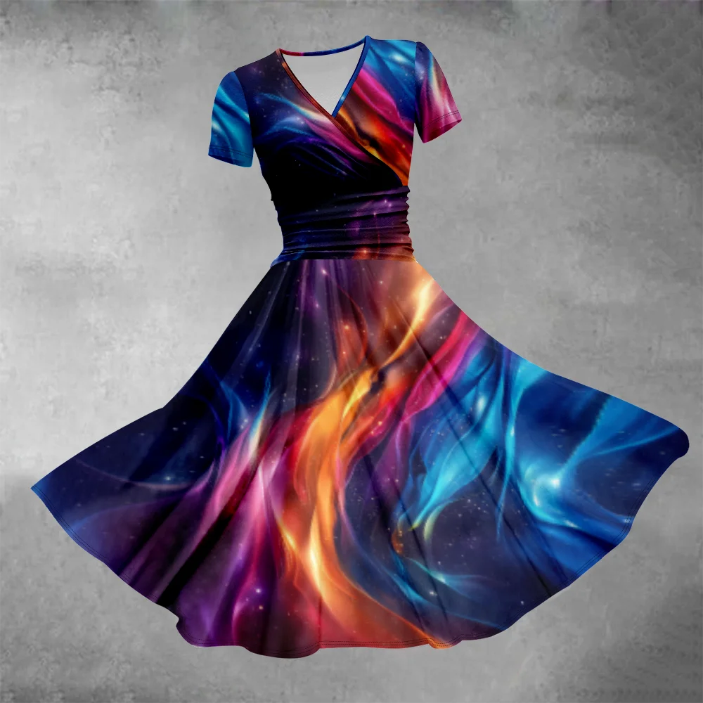 Summer Dress Women Fashion Evening Dresses Luxury Oversize Stylish Party Dress Girls Vestidos Elegant Robes New in Dresses