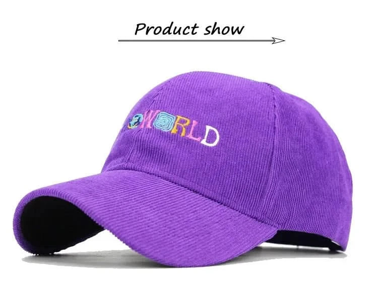 100% Cotton ASTROWORLD Baseball Caps Travis Scotts Unisex Astroworld Dad Hat Cap High Quality Embroidery Man Women Summer Hats