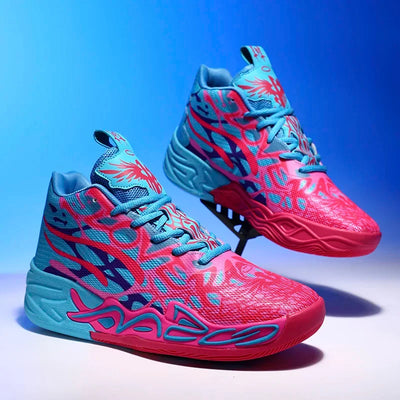 Basketball Shoes for Men Soft Lightweight Training Field Anti Slip Shock-Absorbing Breathable Cofmortable High-top Sneaker Man