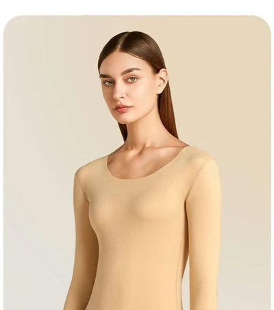 Women's Seamless Thermal Clothing Set 2 Pieces | Thick Double Layer Thermal Under Wear For Winter